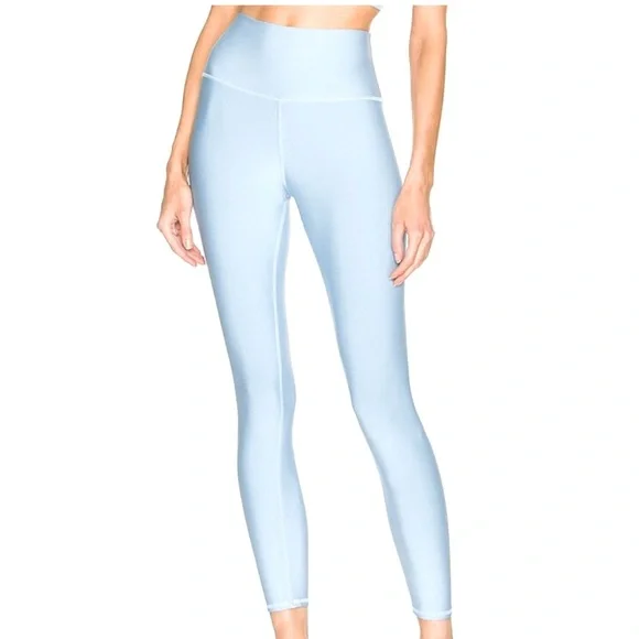 Alo Yoga Chalk Blue Air Lift Leggings - Picture 10 of 14